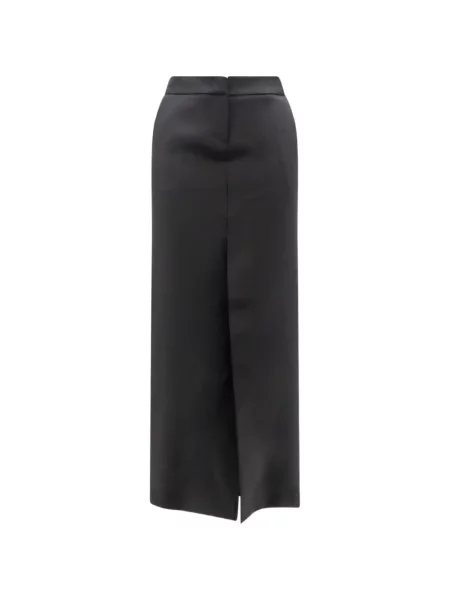 Fustă tip creion Actualee din satin negru