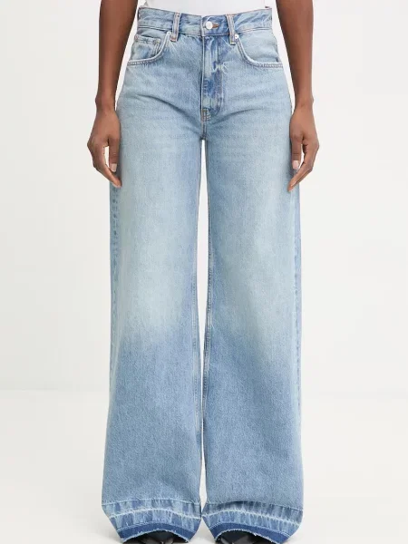 Anine Bing Lewis blugi wide leg Femei