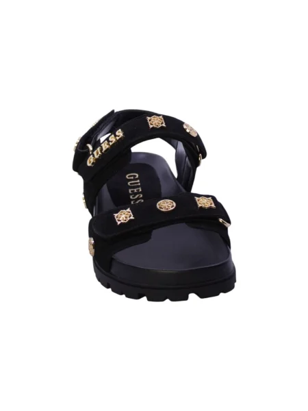 GUESS Sandale cu baretă FLORIZI auriu negru