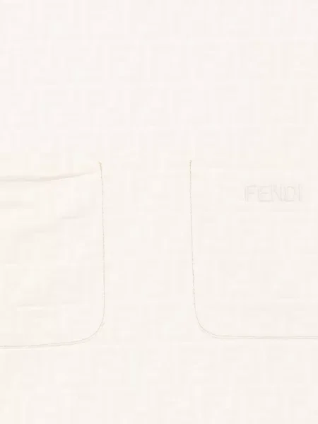 Rochie din denim copii Fendi