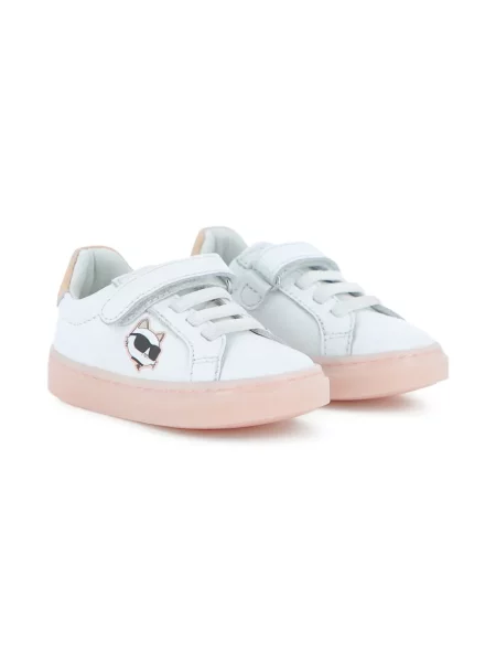 Sneakersy dziecięce Karl Lagerfeld białe