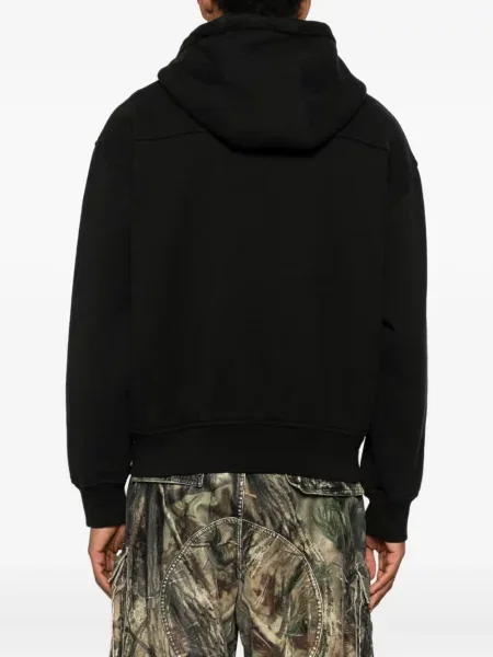 Hanorac cu glugă Rhude cu broderie negru
