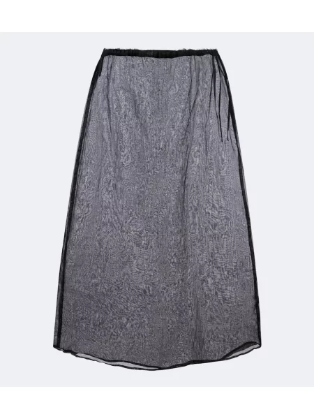 Fustă midi Prada negru