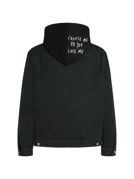 Geacă de blugi Karl Lagerfeld Jeans negru