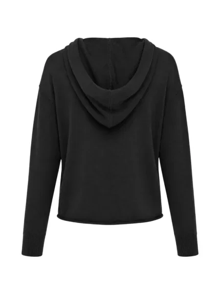Суичър с качулка Club21 Collection с връзки черно