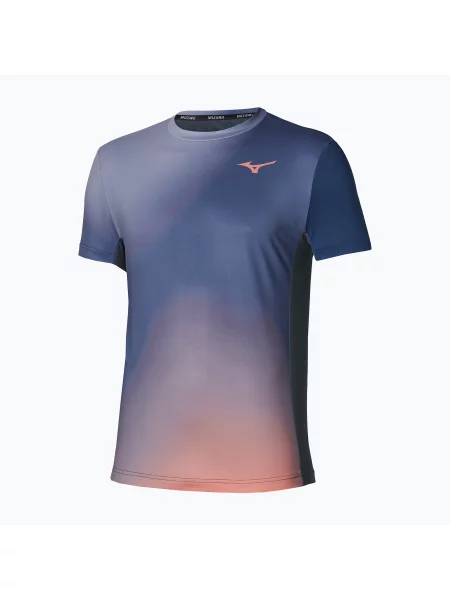 Tricou de tenis pentru bărbați Mizuno Graphic Short Sleeve Tee insigna blue albastru