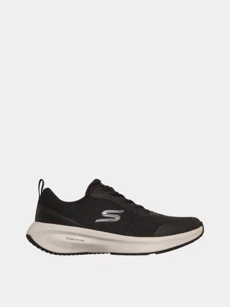 Кросівки повсякденні Skechers текстиль/штучна шкіра чорний