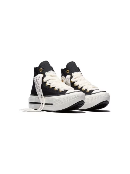 Teniși Converse Chuck Taylor All Star Lift Double Stack Lace negru