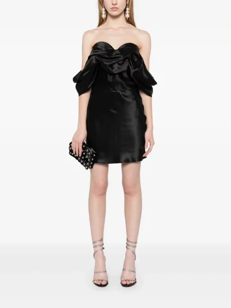 Rochie mini Giuseppe Di Morabito de mătase de costum negru