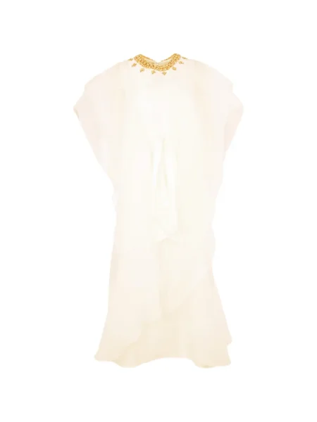 Maksi sukienka maxi Baruni garniturowa biała