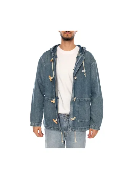 Kurtka jeansowa Tommy Hilfiger niebieska