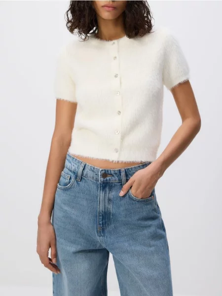 Pulover Reserved din jerseu scurt