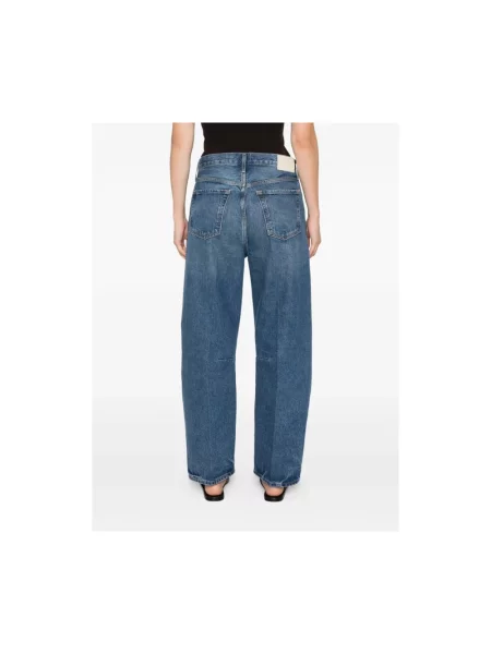 Jeansy straight leg Citizens Of Humanity niebieskie