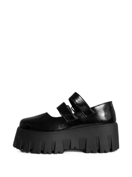 Pantofi cu toc Altercore cu platformă cu cataramă negru