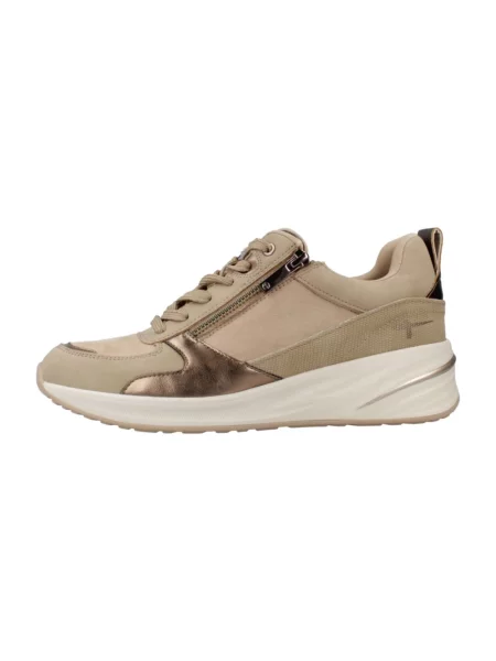 Sneakersy Tamaris brązowe