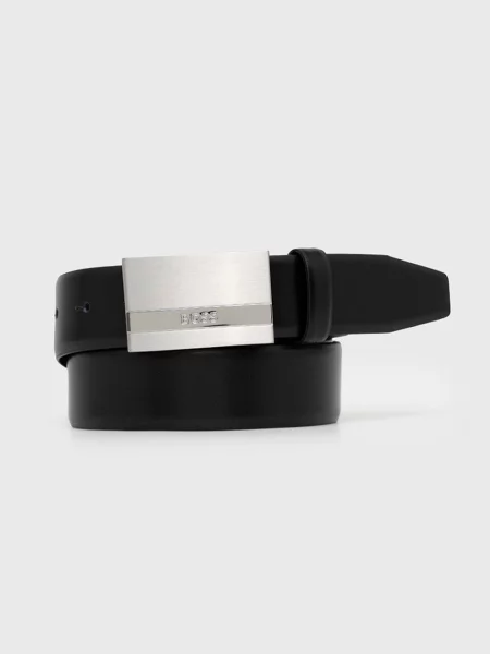 BOSS Curea / argintiu negru