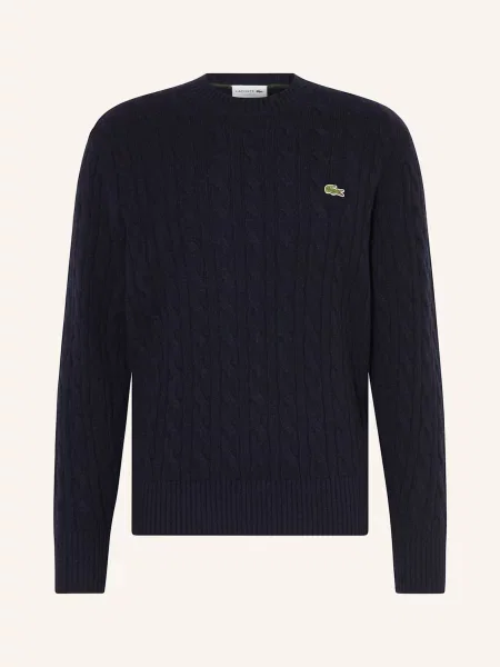 Lacoste Sweter blau granatowy