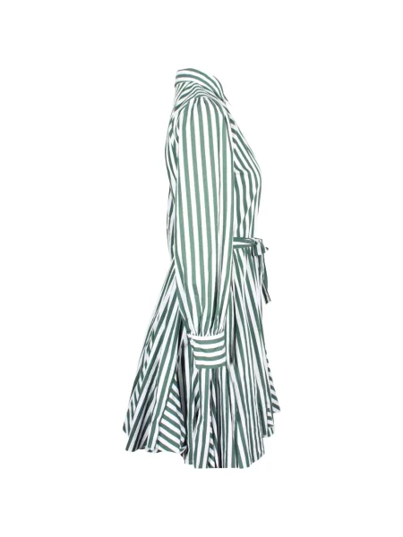 Rochie tip cămașă Maje verde
