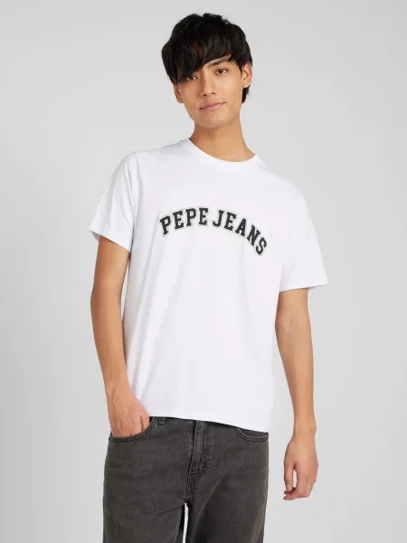 Pepe Jeans London Tricou CLEMENT | alb