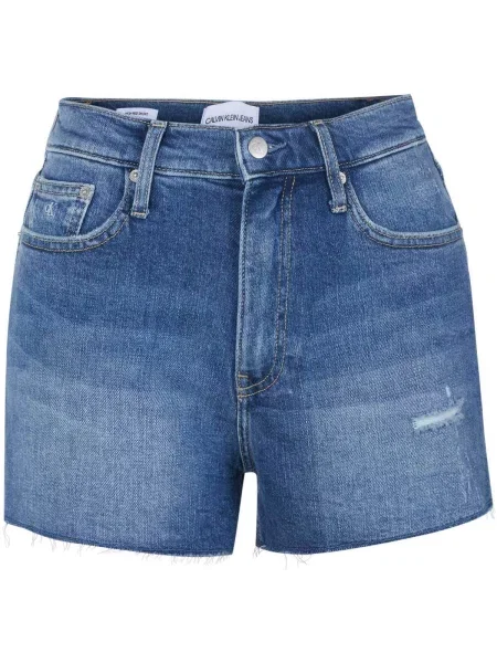 Pantaloni Calvin Klein Jeans albastru