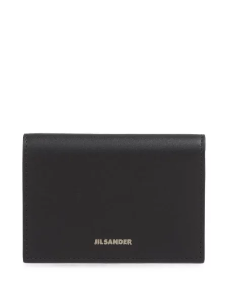 Portofel Jil Sander cu imagine negru