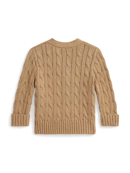 Polo Ralph Lauren kardigán detský hnedá