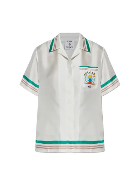 Lniana koszula Casablanca biała