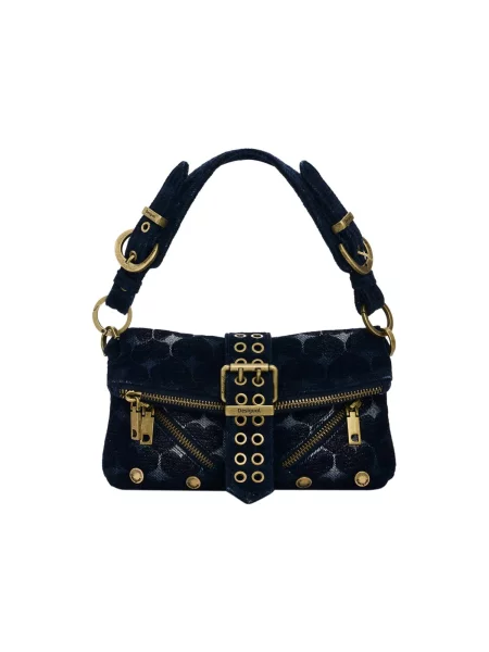 Desigual Geantă de umăr marin / auriu albastru