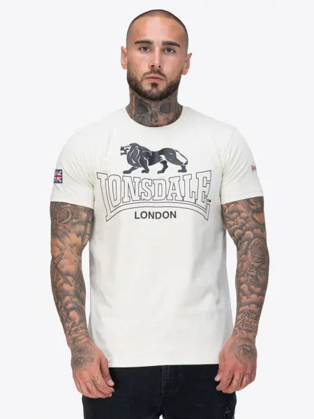 Футболка Lonsdale HAZELHURST бежевий