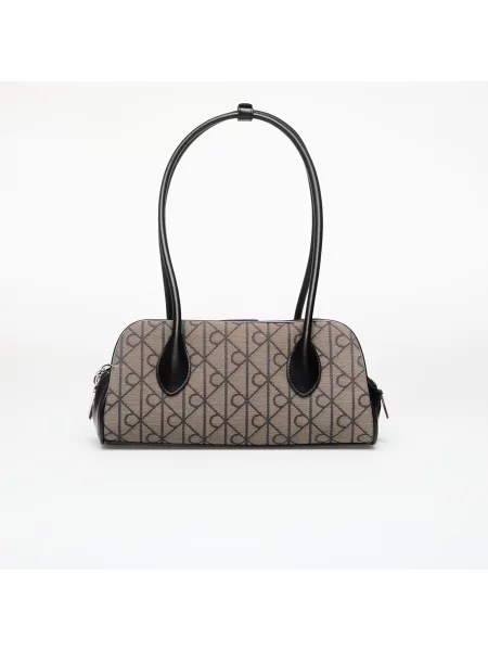 Calvin Klein Geantă de umăr maro deschis / negru gri