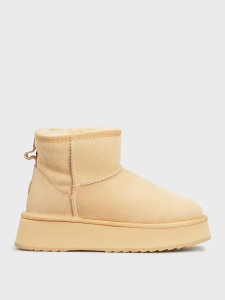 Замшевые сапоги Prpy бежевые