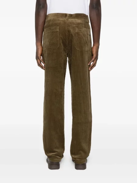Pantaloni Les Deux de catifea cord verde