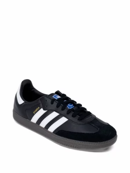 Маратонки Adidas Samba с връзки с дантела черно