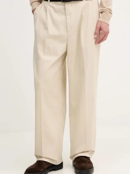 United Colors of Benetton pantaloni de cu fason chinos bej