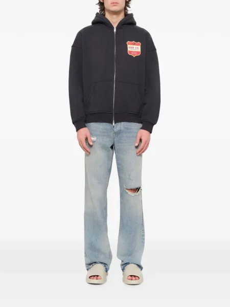 Hanorac cu glugă Rhude negru