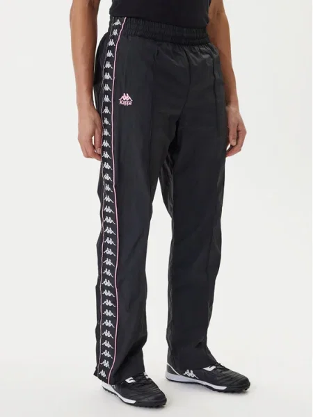 Kappa Pantaloni trening Comfort Fit negru