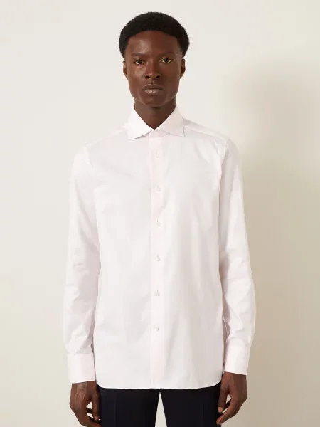 Zegna Košile Regular Fit světle růžová