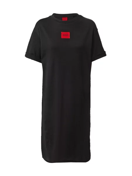 HUGO Rochie Neyle / roșu negru