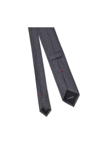 Krawat Jil Sander szary