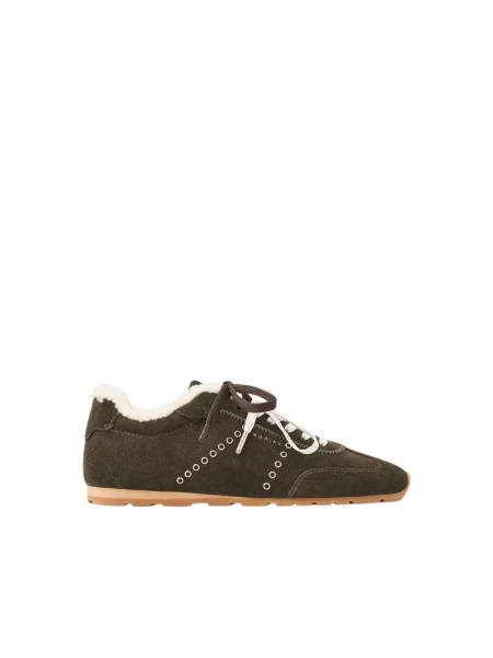 Sneakersy Nubikk skórzane zielone