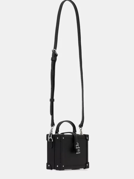 Кожаная сумка Karl Lagerfeld K/Autograph с автографом черная