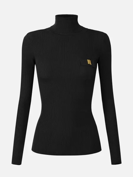 Носки Elisabetta Franchi для гольфа черные