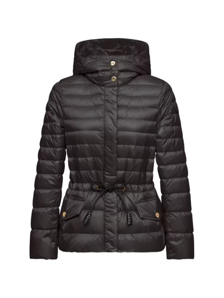 Geacă Moncler cu glugă negru