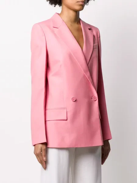 Sacou Givenchy cu două rânduri de nasturi roz