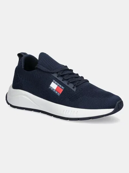 Sneakerși Tommy Jeans alb