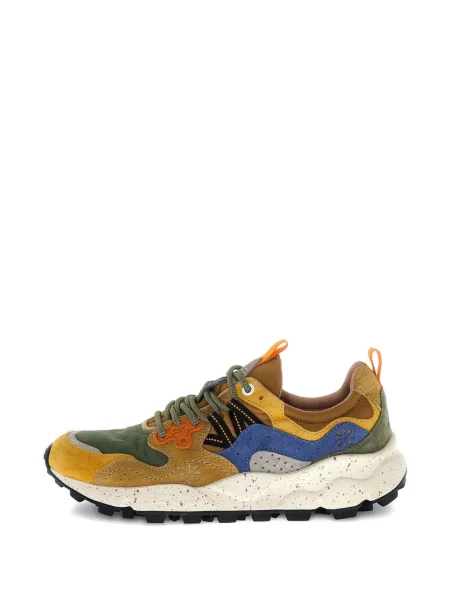 Sneakerși Flower Mountain cu model floral galben