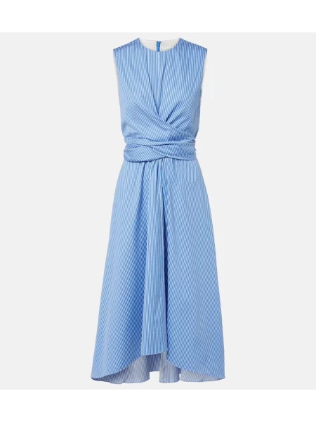 Rochie midi Altuzarra drapată albastru