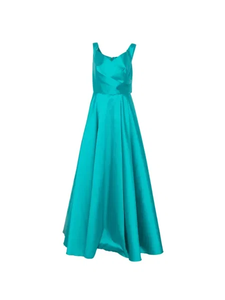 Rochie maxi Alessandro Legora cu funde verde