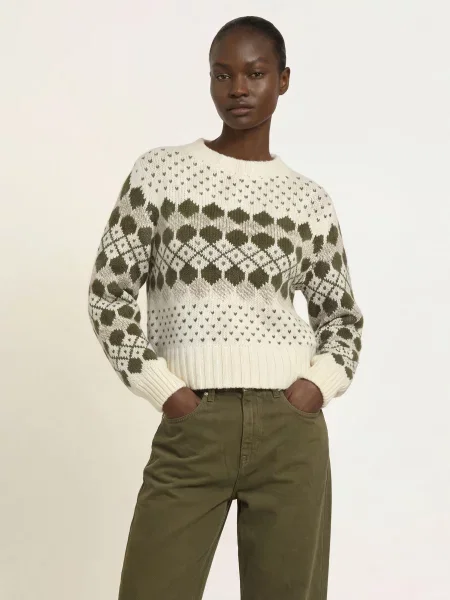 Weekend Max Mara Sweter Ranch weiss