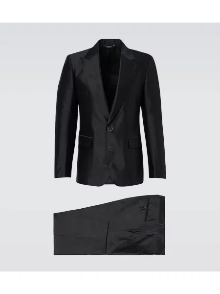 Costum Dolce&gabbana de mătase de costum negru